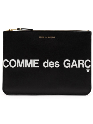 Comme Des Garcons Huge Logo Wallet