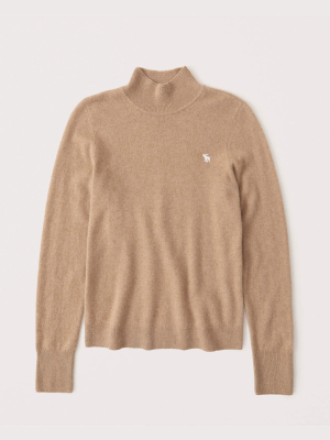 Cashmere Icon Mockneck Sweater