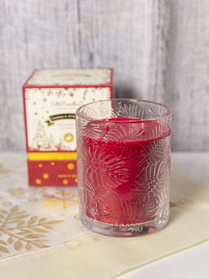 Double Wick Cinnamon & Winter Berry Candle