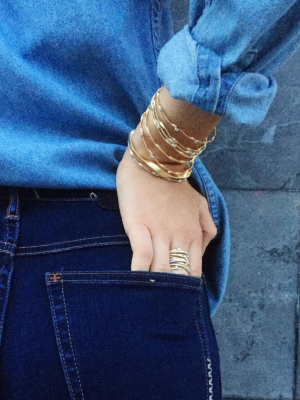 Marco Bicego® Marrakech Collection 18k Yellow Gold Stackable Bangle