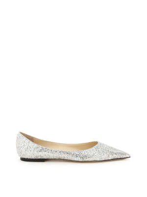 Jimmy Choo Love Flat Ballerina Flats