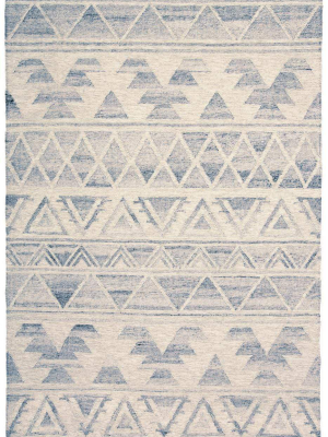 Feizy Savona Bohemian Geometric Flatweave Rug - Vapor Gray & Ivory - Available In 5 Sizes