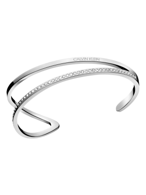 Outline Crystal Bangle