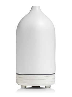 White Ceramic Ultrasonic Essential Oil Diffuser