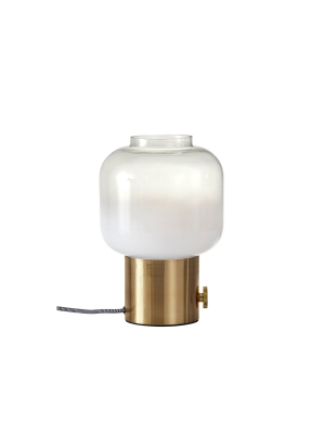 12" Lewis Table Lamp Brass - Adesso