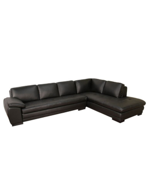 Sofa/chaise Sectional Black - Baxton Studio