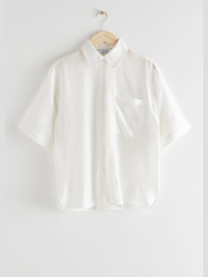 Loose Silk Shirt