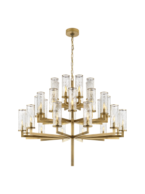 Liaison Triple Tier Chandelier In Various Colors