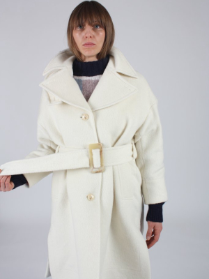 Boldizsar Coat White