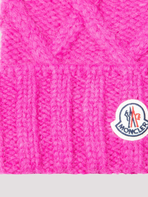 Moncler Cable Knitted Beanie