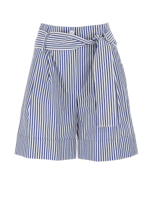 P.a.r.o.s.h. Striped High Waist Shorts