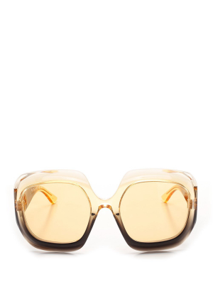 Gucci Eyewear Square Frame Sunglasses