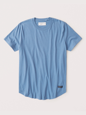 Curved Hem Crew Tee