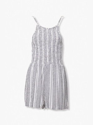 Striped Cami Romper