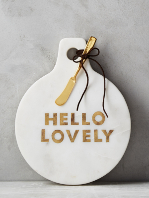 Gilded Greetings Cheese Board