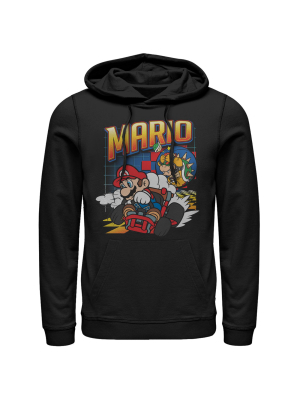 Men's Nintendo Mario Kart Winner Pull Over Hoodie