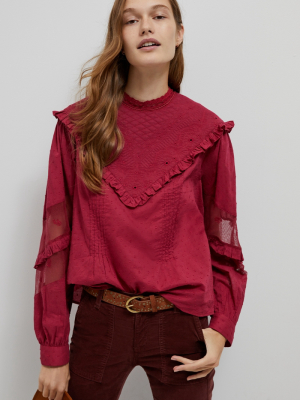 Meredith Quilted Blouse