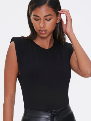 Shoulder-pad Crew Bodysuit