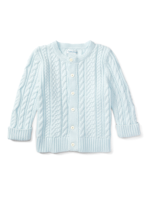 Cotton Cable Cardigan