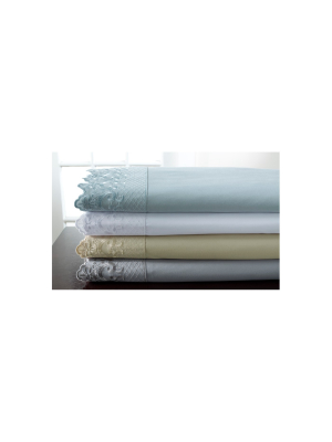 Hotel Lace Microfiber Sheet Set