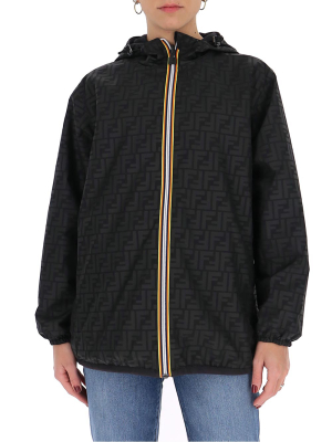 Fendi Ff Motif Reversible Hooded Jacket