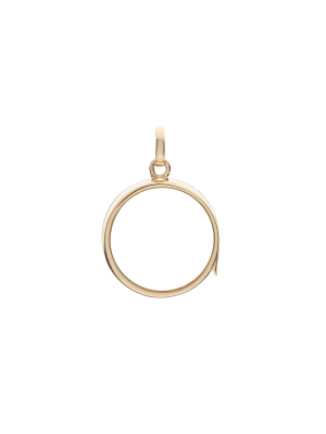 Medium Round Locket - Yellow Gold