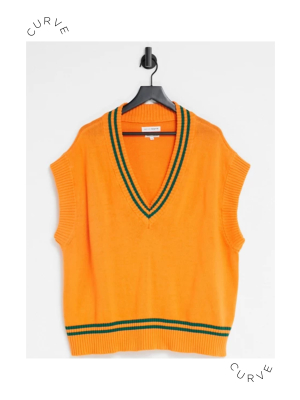 Naranja Sweater Vest - Curve