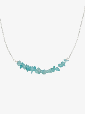 Aquamarine Chip Choker