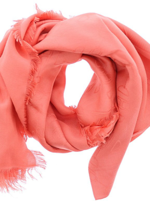 Elisabetta Franchi Logo Jacquard Scarf