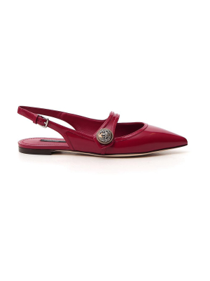 Dolce & Gabbana Slingback Flats