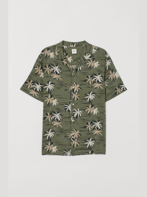 Patterned Resort Shirt