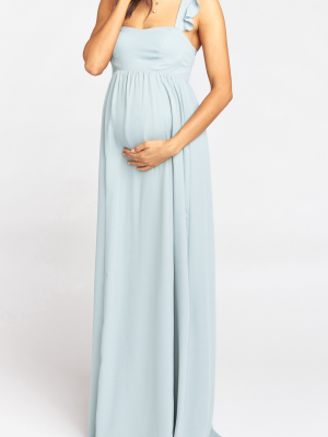 June Maxi Dress ~ Silver Sage Crisp