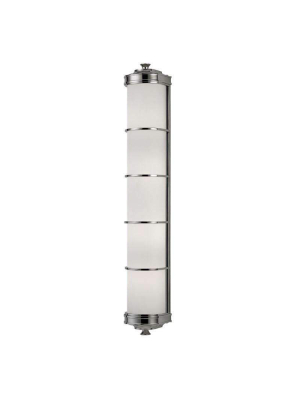 Albany 4 Light Wall Sconce Polished Nickel