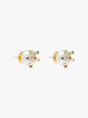 Pearl Stud Earrings