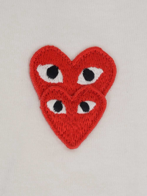 Comme Des Garçons Play Overlapping Heart T-shirt