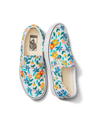 Customs Painted Floral Slip-on