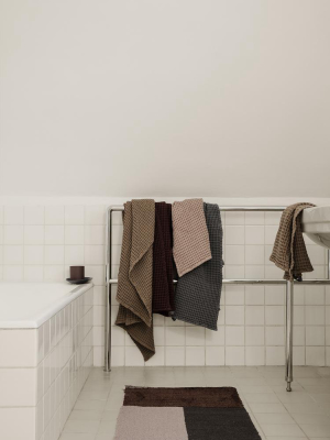 Pile Bathroom Mat In Brown