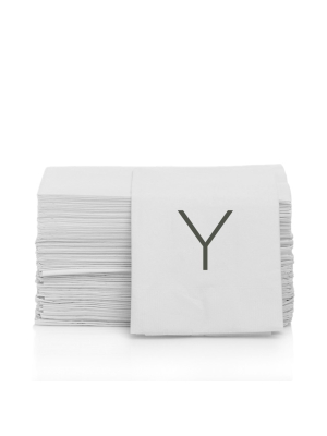 Monogram Hand Towel, Y (set Of 50)