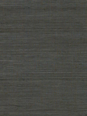 Multi Grass Wallpaper In Deep Brown From The Grasscloth Ii Collection By York Wallcoverings