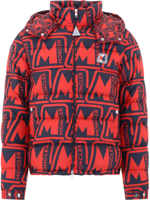 Moncler Logo Motif Down Jacket