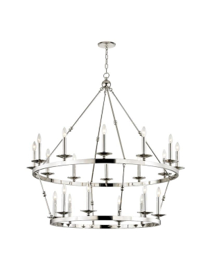 Polished Nickel Allendale Chandelier