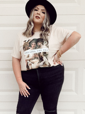 Plus Size Spilling The Tea Tee