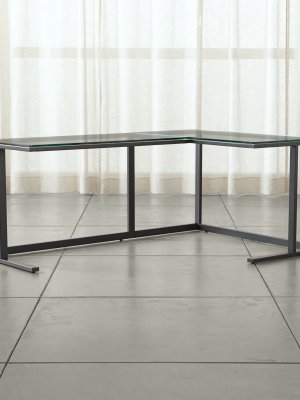 Pilsen Graphite Corner Desk