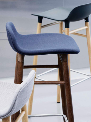 Form Bar + Counter Stool: Walnut Legs