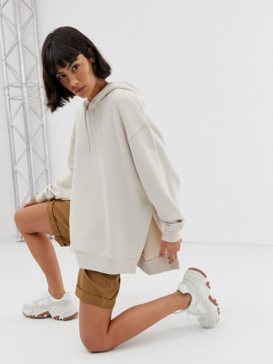 Weekday Marcie Hoodie In Beige