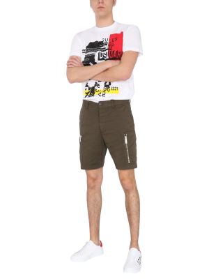 Dsquared2 Zipped-pocket Cargo Shorts