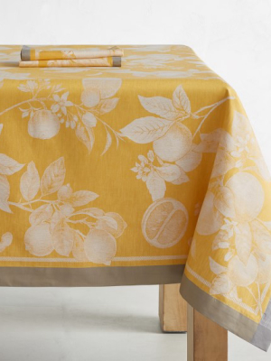 Citrus Jacquard Tablecloth