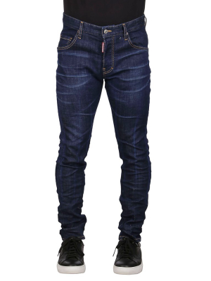 Dsquared2 Mid Rise Skinny Leg Jeans