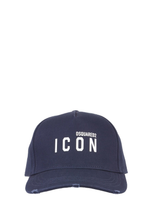 Dsquared2 Icon Logo Printed Baseball Cap