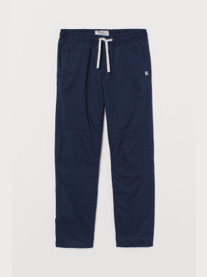 Lined Twill Joggers